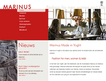 Tablet Screenshot of marinusmode.nl